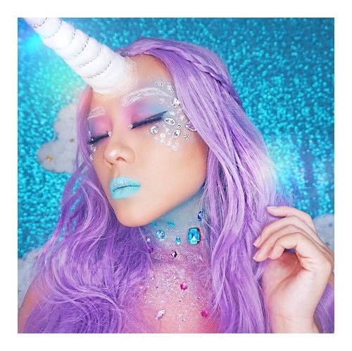 Major Throwback my Unicorn look for #nyxfaceawards2017 @nyxcosmetics_indonesia 
Anyway, Halloween is comin what look should I make this year? Hmmm? Any idea? .
.
Inspired by @kimberleymargarita_ .
.
@indobeautygram @beautynesiamember
#indobeautygram #indobeautyvlogger #indobeautyinfluencer #instabeauty #beautynesiamember #clozetteid #dailygirlsfeed #universomakeup #wakeupandmakeup #universodamaquiagem_oficial #undiscovered_muas #bretmansvanity #featured_my_makeup_art #makeuplover #makeupenthusiast #beautyenthusiast  #wakeupandmakeup #instamakeup #instadaily #nyxcosmeticsid #nyxcosmetics #faceawardsindonesia #unicorn #unicornmakeup #halloweenmakeup #morphebabe #thewlashes #tarte