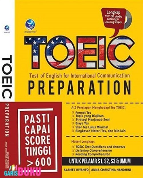 TOEIC PREPARATION Test Of English For International Communication http://garisbuku.com/shop/toeic-preparation-test-of-english-for-international-communication/