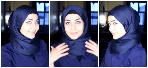 HIjab Tutorial untuk berwajah bulat#HijabTutorialRoundFace |My Actual Daily Hijab Tutorial - YouTube|