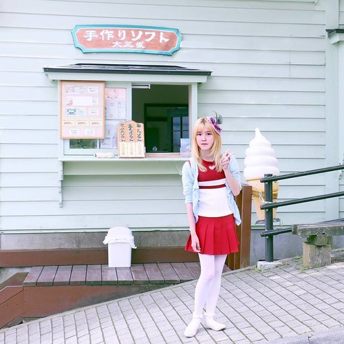 Motomachi Ice Cream Cafe , Hokkaido 🍦
#clozettexairasia #klfwrtw2016 #clozetteid #motomachi #hakodate #japan #hokkaido #japantrip #japantravel #ootd #kawaiifashion #pastel