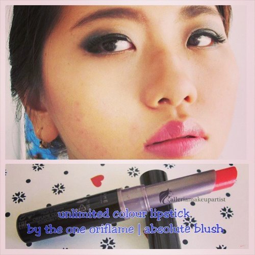 Oriflame review time! Unlimited colour lipstick #review #oriflame #atmyblog #lipproduct #lipstick #absoluteblush #clozetteid #beautyblogger