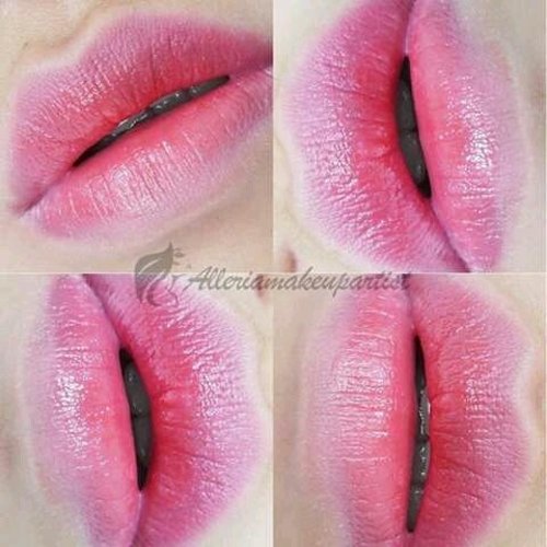 Gradient lip #mylips #gradientlip #Lotd #pinklips #koreamakeup #alleriamakeupartist #beautyblogger #clozetteid #makeupartistbali