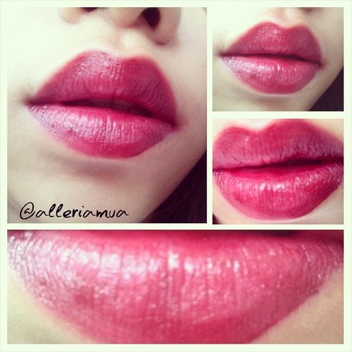 Lipstik murah yg dibilang dupeny MAC lipstick ^^ #wetnwildlipstick #cherrybomb #mylips #Lotd #alleriamakeupartist #beautyblogger #clozetteid