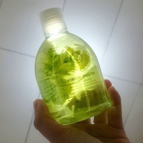 My favourite drink now also comes in Eau Fraîche Parfumée. Virgin Mojito from The Body Shop. But I don't know should it comes in a very bulky shape tho. #ClozetteID #RecentPurchase #Fragrances #Parfumée #DinsVanityDesk