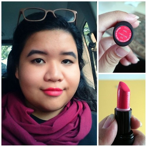 My other love, Sleek Lipstick in Candy Cane. A super bright fuchsia lipstick to sport every weekend and the others.