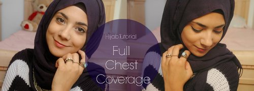 Hijab Tutorial : Full chest coverage (4 ways) #VideoHijabTutorial
