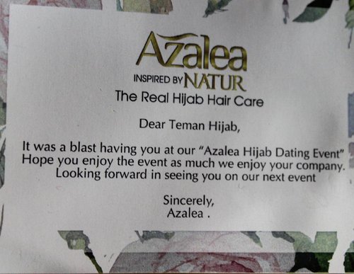 Yuk simak post terbaru aku tentang "Blogger Gathering Azalea Haircare Inspired by Natur – Azalea Hijab Dating With Blogger Palembang"

Liat gimana keseruan dari acara Azalea Hijab Dating Even tanggal 5 Maret lalu 😉

Kalian bisa buka di blog (http://wp.me/p7ImzY-1cX) atau bisa langsung buka di bio aku yaaa •
•
•
#therealhijabhaircare #hijabshampoo #hairhijabmist #azaleahijabdating #Blogger #bloggerpalembang #Beautybloggerindonesia #beautybloggerpalembang #bloggerpalembang #clozetteid #clozettehijab #bblogger #bloggerperempuanindonesia #bloggerperempuan #bloggerperempuanpalembang #beauty #bloggerpalembang #clozetteid #clozetteidxtbs #clozette #clozettehijab #makeup #bbblogger #beautybloggerpalembang #beauty #beautyblogger #beautybloggerid #bblogger #bloggerpalembang #palembangbeautyblogger #indonesiabeautyblogger
#Beautybloggerindonesia #palembang