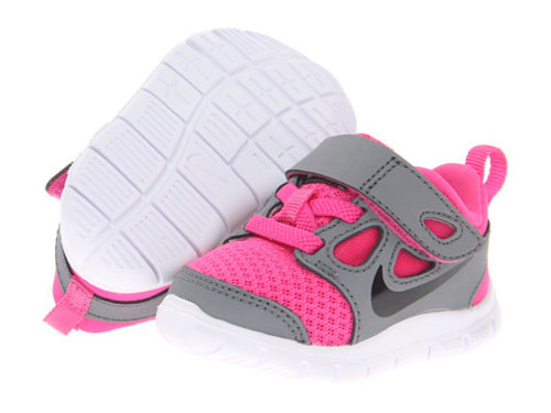 Nike Kids Free Run 5.0 (TDV) (Infant/Toddler) Pink Foil/Cool Grey/White/Black - Zappos.com Free Shipping BOTH Ways