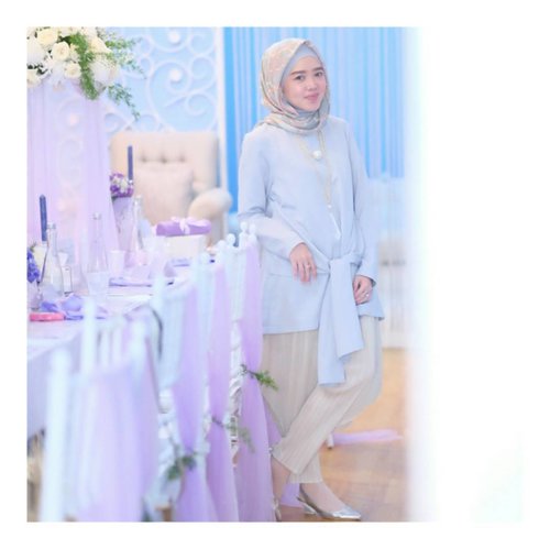 Today's Outfit for Beauty Lunch by PavilionXBamedXTrf #larasatiiputristyle #ootd #hijab #hijabstyle #clozetteid #clozetteambassador