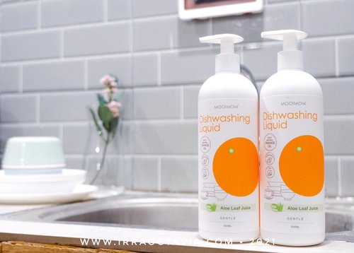 Review Oh My Orange Antibacterial Dishwasher Liquid 