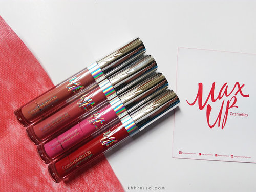 Beauty Sugar by khhrnisa: SP REVIEW - Max Up Cosmetics Suede Matte Lip