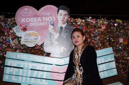 still at namsan in the middle of night ......with kim so hyun #OOTD #CaSUal