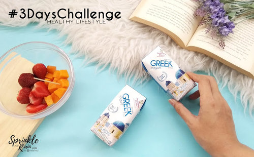 Sprinkle of Rain: #3DaysChallenge Healthy Lifestyle with Heavenly Blush Greek Yogurt