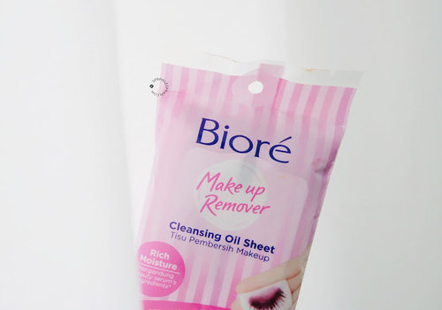 Sprinkle of Rain: [REVIEW] Biore Make Up Remover Cleansing Oil Sheet