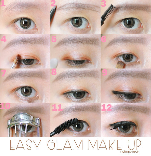 Easy Glam Make Up Tutorial. Save this pic, ladies. :)