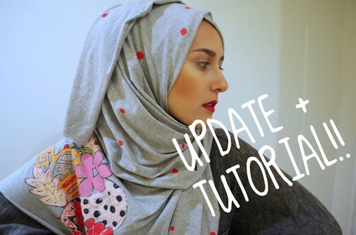  TUTORIAL AND UPDATE! - YouTube #HijabTutorialDinaTokio