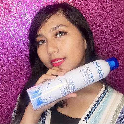 Spray spray from head to toe with @clinelleid PureSwiss Thermal Spring Water!! It can repair, refine and reshield you skin in one spray

Dermatologically tested 
Skin ph balance 
No paraben

Bisa buat kulit sensitive 😍

#Clozetteid #Skincare #ClinelleXClozetteIdReview #ClozetteIdReview #ThisIsNotJustAnOrdinaryWater #CinelleIndonesia #ibs #beautyvloggerid #muajakarta #muaindonesia #skincare #diymasker #maskeraddict #indobeauty #beautylosophy #makeuplooksworldwide #indobeautygram #indobeautysquad #beautiesquad #setterspace #beautychannelid #charisceleb #clozetteid @charis_celeb @hicharis_official @indobeautysquad @beautyblogger.id @beautybloggerindonesia @bvloggerid @beautytalk_indo @beautilosophy @inspirasimakeup.id @clinelleid @clozetteid