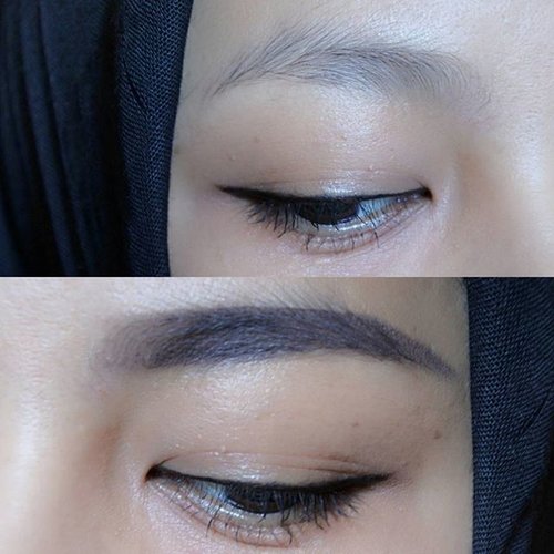 Before & after using Eye & Brow Lacquer @polkacosmeticsNote : Abaikan bulu mata saya yg pendek yaa, makanya lagi Cari2 eyelash extention yang bagus nihh 😀................#LYKEambassador #clozetteid #Blogger #indonesianblogger #beautyenthusiast #FashionEntusiast #BeautyLovers #FashionLovers #LifeStyleBlogger #beautyblogger #indonesianbeautyblogger #indonesianfemaleblogger #femaleblogger #indobeautyblogger #ootd #outfitoftheday  #streetfashion #dailyfashion #like4like