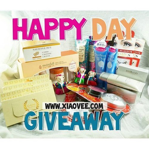good morning! giveaway time guys.. and i will remind you every day every morning :P ... cek @shelvi0320's blog for details here http://www.xiaovee.com/2016/08/happy-day-giveaway.html  #XVhappyday
 #ClozetteID #giveawayindonesia #bblogger