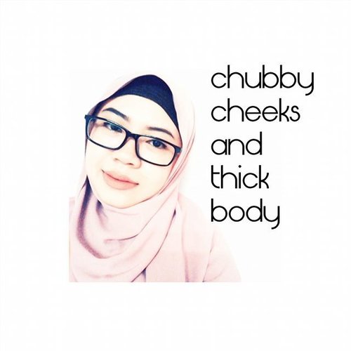 Do you have problem with my chubby cheeks and thick body? Let it be your problem not mine. . . 😂 #clozetteid #chubby #chubbycheeks #nyerahdiet