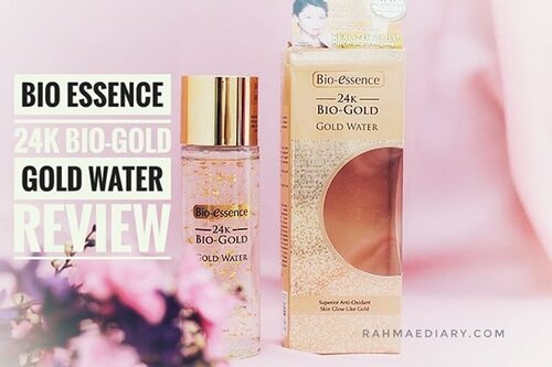 Produk anti-aging dari @bioessenceid . Jangan nunggu tua baru care sama kulit. Riweuh 🤣 I've learnt it from my grandma. Get healthy skin now. Find the review on my blog www.rahmaediary.com or just click the link on my bio 🙏 #clozetteid #skincare #gold #showyourglowingskin #bioessenceid  #bioessence