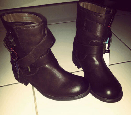 My ankle strap boots by Mark & Spencer is my most fav fashion accessory.  It is fashionable and comfortable two most important things for my fashion style.