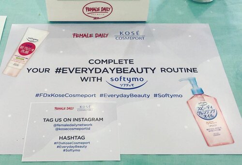 #throwbackkeseruan event @femaledailynetwork dan @kosecosmeportid yang dihadiri oleh @puchh dan @thelipstickmafiaaa. Dalam tema “Complete your Everyday Beauty Routine with Softymo”Acaranya seru banget ada perkenalan tentang produk2 nya @kosecosmeportid yang ternyata yang masuk di Indonesia itu  beneran made in Japan. So jangan kuatir 🤗I’m very happy bisa ikutan event ini acara nya seru banget, MC nya cantik dan gokilTeam FD yang kompak dan profesional dan bisa kenalan dengan teman baru.Thanks FD sudah menangin aku Ditunggu event berikutnya #fdxkosecosmeportid#everydaybeauty#softymo#clozetteid