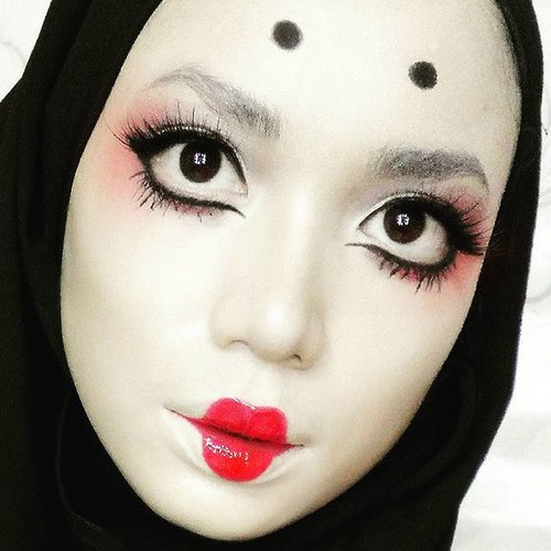 Inspired by #princesskaguya #clozetteid #kerjaitumain #motd #japandoll #makeup #motd #motdcosmetics #makeupart