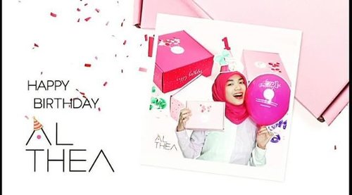 Happy 1st Birthday dear ALTHEA.. I'm so glad to find a reliable K-Beauty Online Shop. I always worrying about the originality to buy K-Beauty product online. But now i find @altheakorea . I'm Wishing You the Most Beautiful & Successful years now and ever after.. Hope Althea will soon have mobile app, so it will be more convenient to shop.Btw, wish me luck too, i'm joining Instagram Contest for Althea Birthday Wishes. I'm not sure if we can also submit a video.@altheakorea @altheakorea @altheakorea @althea_indonesia @althea_indonesia @althea_indonesia #altheaturns1 #clozetteid #althea #kbeauty #kshop #birthday #altheakorea