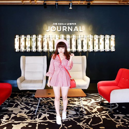 dolled up as an Anime character and striked thousand poses at one of @thekljournal's Instagrammable walls 🍉—in case you missed the review of this amazing boutique hotel in the heart of Kuala Lumpur, go click the link on bio now! swear this hype hotel is gonna win your heart and fulfill your needs of taking tons of Instagram-worthy pictures while travelling 👀—#WhatCarolWear#かわいい#可愛い#コーデ#コーディネート#ファッション#メイク#wiwt #influencer #bblogger#bloggers #beautyblogger #beautyinfluencer #influencersurabaya  #sbybeautyblogger #beautybloggerindo #influencersby #ootdindo #bookmarkyourexperience#kljournal #clozetteid
