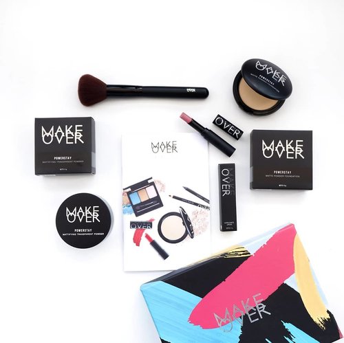 Here they are ✨🎉 the newest products of @makeoverid: Powerstay Matte Powder Foundation and Mattifying Transparent Powder!

It's now confirmed that the Ultra Hi-matte Lipstick and Mattifying Transparent Powder are my favorite @makeoverid products now!!💃
.
.
#clozetteid 
#makeoverid 
#makeup
#flatlay
#complexionmastery
#clozetteidreview 
#makeoverxclozetteidreview 
#produklokal
#makeuplokal
#makeupflatlay
#dressyourface
#beautyinfluencer 
#beautyblogger 
#beautybloggerindonesia 
#indobeautygram 
#indobeautysquad 
#sbybeautyblogger 
#tutorialmakeup