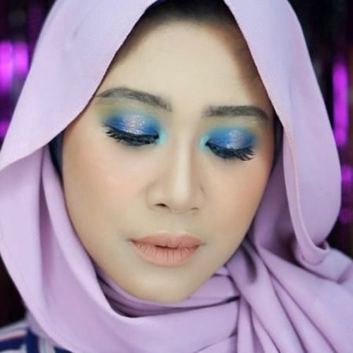 Blue blue blue 💙💙💙 #clozetteid #makeup #smokeyeyes