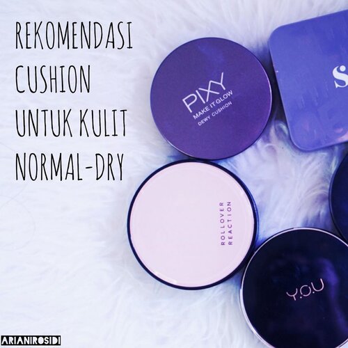 Ini rekomendasi cushion untuk kulit normal-dry versi aku. Cushion favorite kamu apa gengs? #clozetteid #cushion #makeoverdemimattecovercushion #cushionmakeover #makeoverid #rolloverreaction #youmakeups #pixycosmetics #pixymakeitglow #somethinc #somethinccushion