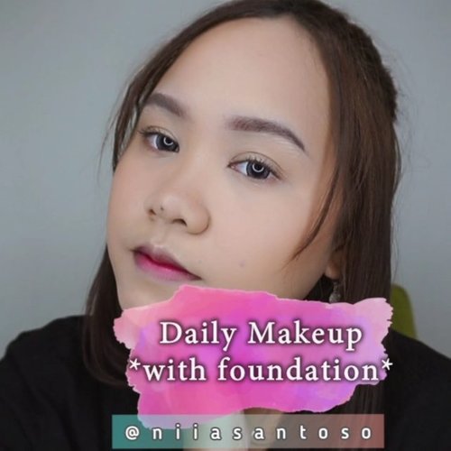 HAPPY FRIDAY!!!--Another #niiasquicktutorial for Daily Makeup--Products used:@riveracosmetics Eyebrow Matic@maybelline Brow Fiber Volumizer@maybelline Face Studio Primer@nyxcosmetics_indonesia Can't Stop Won't Stop Foundation@fanbocosmetics Loose Powder@eminacosmetics Blush on & Lip Tint--@cchannel_beauty_id @inspirasi_cantikmu @cantikjelita.id @beautybloggerindonesia #cchannelbeautyid #inspirasicantikmu #ragamkecantikan #beautybloggerindonesia #clozetteid