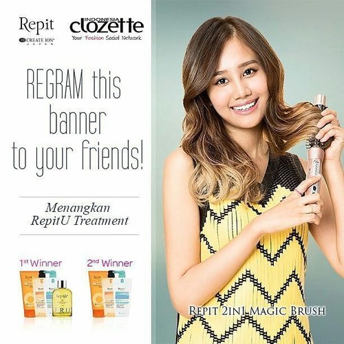 It's from Korea!!!I will style my hair everyday if i win this😆Wish me luck!!#ClozetteXRepitIndo #Clozetteid #RepitIndo
