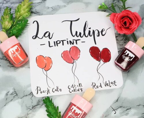 Ini swatches @latulipecosmetiques_ Lip Tint 💕 dikertas ya 😁..Reviewnya cek post post aku sebelumnya 😘..#fdbeauty  #clozetteid  #ivgbeauty #makeupclips  #tampilcantik #letteringindonesia #makeuptips #indobeautygram #makeupaddict  #handletteringpractice #indovidgram #makeupvideo #lagirlindonesia #bvloggerid #beautyguruindonesia #beautygram #charis #beautybloggerindonesia #muablora #charisceleb #nyxcosmeticsid  #makeoverid  #swatchart #lipswatches #ragamkecantikan  #latulipeliptint #latulipecosmetiques #handlettering