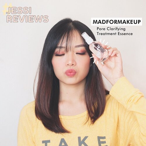 #JessiReviews skincare terbaru dari brand lokal @madformakeup.co yang kemasannya gemash bgt 💕.3-in-1 Poreless Clarifying Treatment Essence, yang katanya bisa mengecilkan pori-pori dengan kandungan galactomyces, aloe, dan rose water. Beneran nggak sih? 🧐 Baca blogku untuk review lengkapku setelah 2 minggu pemakaian, link ada di bio 😉...#jessicaalicias #madformakeup #beautybloggerindonesia #socobeautynetwork #clozetteid