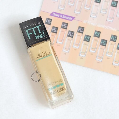 New detailed review on my blog! @maybelline Fit Me Matte & Poreless Foundation. Might or might not be my new favorite 🙋🏻‍♀️.Klik link yang ada di profileku untuk baca reviewnya yah 😘 kalian udah pada coba foundation satu ini belum? Suka nggak?....#jessicaalicias #jessicaaliciasreview #FitMeLikeNoOther #charisceleb #clozetteid #maybellinefitmefoundation #maybellinefitme #fitmefoundation #beautybloggerid #sbybeautyblogger #balibeautyblogger #kbbvmember #bloggerceria