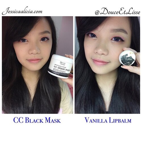 CC Black Mask and Vanilla Lipbalm from 
@douceetlisse @douceetlisse ❤️ CC Black mask adalah masker wajah yang bermanfaat untuk mengeluarkan toxin di kulit kita. Dan juga mencegah jerawat, mencerahkan, dll 😉✨ Vanilla lipbalmnya juga melembabkan banget, terbuat dari bahan organik. Dan jg banyak variannya 😆 Full review on my blog 👉jessicaalicia.com👈 #beautiesid #beautybloggerid #clozetteid #beautyblogger #review #homemadeskincare #blackmask #lipbalm #indonesianbeautyblogger #fotd #selfie #makeup