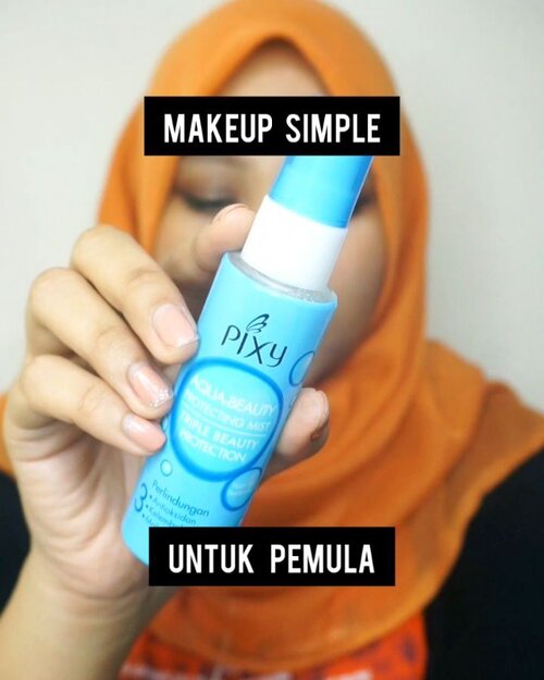 🎶 Don't need makeup, to cover up 😜 Tapi gpp ye kita makeupan aja 🙈.#MiniTutsbyTami ini cukup simple untuk pemula, menurutku. Mungkin pendapat rang orang beda2 ya. Awal makeupan dl, aku senang ama eyemakeup gini🥰.Products I Used👇@pixycosmetics Concealing Base '02 Sand Beige'@riveracosmetics Eyebrow Pencil 'Brown'@latulipecosmetiques_ Contour 'Medium'@fanbocosmetics Perfect Pair Lip & Cheek 01@venuscosmeticind TWC '03 Porcelain'@wardahbeauty Eyeshadow Seri G@thebathbox Lid Pigment 'Noir'Wardah Mascara@ltpro_official Shade & Tint Kit 02@wetnwildbeauty Megaglo Highlighting Powder 'Precious Petals'@silkygirl_id Collagen Waterproof MascaraPixy Aqua Beauty Protecting Mist.#tutorialmakeup #makeuptutorial #naturalmakeup #makeupidea #tipskecantikan #makeup #makeupnatural #tampilcantik #ivgbeauty #makeuphangout #ragamkecantikan #dailymakeup #ClozetteID