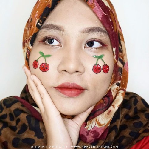 #MakeupLookbyTami CHERRY ON TOP 🍒.Ib @jamescharles.#facepainting #makeupart #cherrymakeup #fruitmakeup #undiscovered_muas #100daysofmakeup #makeupkarakter #ClozetteID