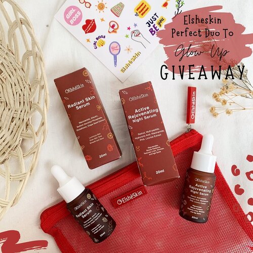 🗣 GIVEAWAY TIME!!.Assalamu'alaikum, hai semuanyaaa!! Kali ini aku collab dengan ElsheSkin untuk kasih gift produk bestseller dari @elsheskin berupa Bundle Perfect Duo to Glow Up dengan KEMASAN LIMITED EDITION untuk 2 orang yang beruntung✨ Caranya gampang banget 💁🏻‍♀️.1. Follow Instagram aku @tamioktari dan @elsheskin 2. Spam likes di akun aku3. Share postingan ini ke IG Story. Jangan lupa mention ke aku, @elsheskin dan 5 orang teman kalian. Pastikan mentionnya hidup supaya notifnya masuk ke aku (Posting di IG Feed akan menjadi nilai tambah)4. Pastikan akun instagram yang kalian gunakan adalah akun pribadi, bukan akun onlineshop/akun khusus giveaway. Akun jangan di private!5. Komen ‘DONE’ di postingan ini jika kalian udah menyelesaikan rules diatas6. Good luck💫.PERIODE GIVEAWAY: 16-19 Maret 2021Pemenang giveaway akan diumumkan pada tanggal 20 Maret 2021. Jika kamu menjadi salah satu dari 2 orang yang beruntung, harap sabar menunggu hadiah dikirim ya. Jan ditagih-tagih ya bund🙈 Sabar aja menunggu karena pasti akan dikirim. Thank you.Indonesia ONLY!! 🇮🇩.#giveawayindonesia #giveawayhunter #giveawaytime #giveawayalert #giveawayindonesian #giveawayindo2021 #giveawayindo #infogiveaway #giveawayskincare #kuisberhadiah #giveawaycontest #infogiveawayindonesia #giveawaypekanbaru #infogiveawayindo #ClozetteID.#elsheskin #elshesquad #makinglowing