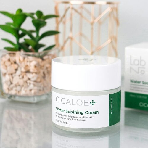 Sekalinya update aku langsung sebar racun terbaru~~ Baru-baru ini aku nyobain @labno__official Cicaloe Water Soothing Cream yang diformulasikan untuk kulit sensitif. Biarpun namanya Soothing Cream, tapi teksturnya lebih ke arah gel. Waktu diratakan terasa sejuk di kulit dan gampang meresap. Muka terasa lembab dan halus tapi nggak berminyak/ lengket. Bagiku aromanya sekilas seperti aroma lemon grass/ serai yang bikin rileks.

Produk ini formulanya hypoallergenic dan mengandung Aloe Vera Leaf Water, Centella Asiatica, dan Madecassoide yang bagus untuk kelembaban kulit. Selama 10 hari mencoba, aku nggak merasakan timbul whiteheads, jerawat, atau alergi. Sejauh ini nyaman banget dipakai tiap pagi dan malam. Aku akan teruskan pakai produk ini sampai 1 bulan. Nanti aku update hasilnya gimana dan reviewnya akan kutulis di blogku, gadzotica.com

Info tentang Cicaloe Water Soothing Cream atau yg mau langsung nyobain, bisa mampir ke Charis Shop-ku 
https://hicharis.net/gadzotica/GEu
(clickable link di bio)

#Labno #CicaloeWaterSoothingCream #cream #hicharis @hicharis_official @charis_celeb #sbybeautyblogger #beautybloggerid #beautyinfluencer #surabayainfluencer #productphotography #beauty #kbeautyskincare #sensitiveskin #sensitiveskincareproducts #review #Clozetteid