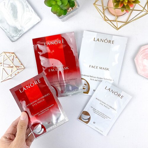 Hai semuanya~ Aku baru aja mau nyobain mask dan eye patch dari @lanore.id . Ini tergolong unik banget karena tiap varian punya pasangan mask dan eye patch-nya. Ada 2 varian yaitu Anti-aging dan Whitening. Apa sih yang membedakan? Penampakan produknya kaya apa? Hasilnya di kulit kaya gimana? Tenang, aku mau cobain dulu produknya satu-satu dan akan buat reviewnya untuk kalian. So stay tune yah 💕

#lanore #whiteningandantiaging #naturallook #supremeglow #BFCxLanore #BeauteFemmeCommunity #BFCreview #flaylay #productphotography #beauty #skincare #clozetteid