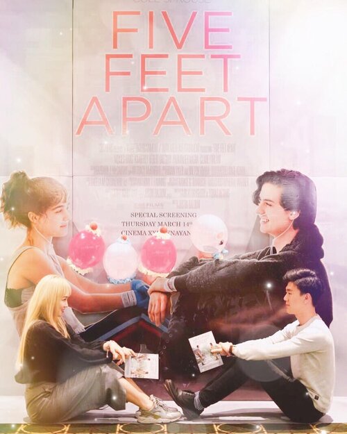 이번에 새로 개봉한 영화!! Five feet apart! 완전 감동 사랑하는 사람을 마음껏 터치? 할수 있는것에 감사가 나오는 영화입니다 ㅠㅠ 영화 공짜로 볼수 있으면서 구디백으로 글리터 메이크업까지 ㅠ 감사하며 삽시다 ㅋㅋ-Hello sweety❤️ Finally I watch the movie that I was waiting for! After i watch i feel grateful and thankful i am healthy and can love someone with freely! I don’t want to speak too much (afraid of spoiling!)🙈 Recently if you lost your emotion or searching for reasons why you live? Please watch it!You can watch start from tomorrow! 15 March 2019!And @absolutenewyork_id glittery it’s so amazing i got gold colors! It’s luxury and gorgeous! I try to post more details review soo please stay tune ❤️❤️-@clozetteid#FiveFeetApart #ClozetteID #AbsoluteNewYork #AbsoluteNewYorkID