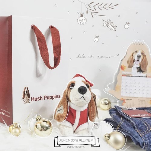 Hoo hoo hoo,  hush puppies santa is here!  Enjoy 30% (on regular items) + 10% (on discount item) , without minimum purchase. 💖🎄Let's visit @hushpuppiesid store at @pvjofficial LG Floor #B18, the biggest store in Bandung! Find all your favourite gifts for christmas at store.

Please follow @hushpuppiesid for the latest update. And get ready for a surprise giveaway on this month of joy! #hushpuppiesid