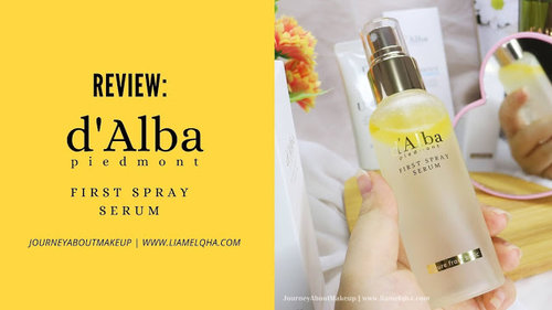 Journey About Makeup: Sp. Review: Face Serum Pakai Semprotan dari d'Alba White Truffle First Spray Serum