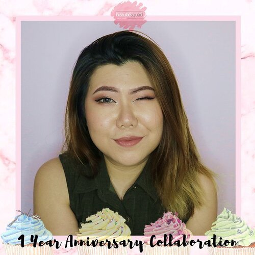 Aku punya makeup looks spesial buat #beautiesquad1stanniv . Aku jga bikin tutorialnya di bit.ly/BdayMakeup. Mampir yuk! #Beautiesquad #BSNovCollab #BSAnnivMakeup #BirthdayMakeup #Beautiesquad1stAnniv