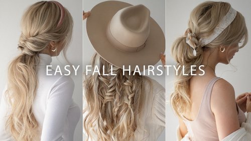 EASY FALL HAIRSTYLES 2019 ð FALL HAIR TRENDS - YouTube
