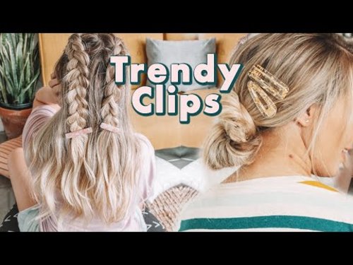 How to Wear Trendy Hair Clips - KayleyMelissa - YouTube